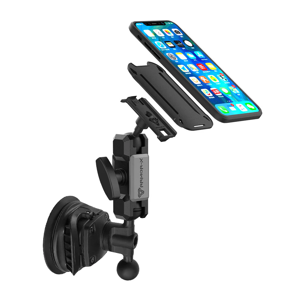 P47K | Dual Ball Strong Suction Cup Mount | ONE-LOCK for Phone - Image 9