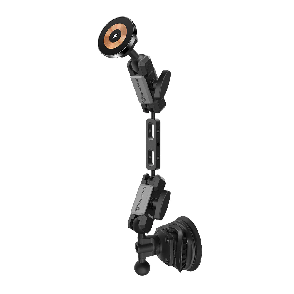 P47MS03 | Dual Ball Strong Suction Cup PixelSnap 15W Fast Charger Mount | ONE-LOCK for Google Pixel Smartphone - Image 10