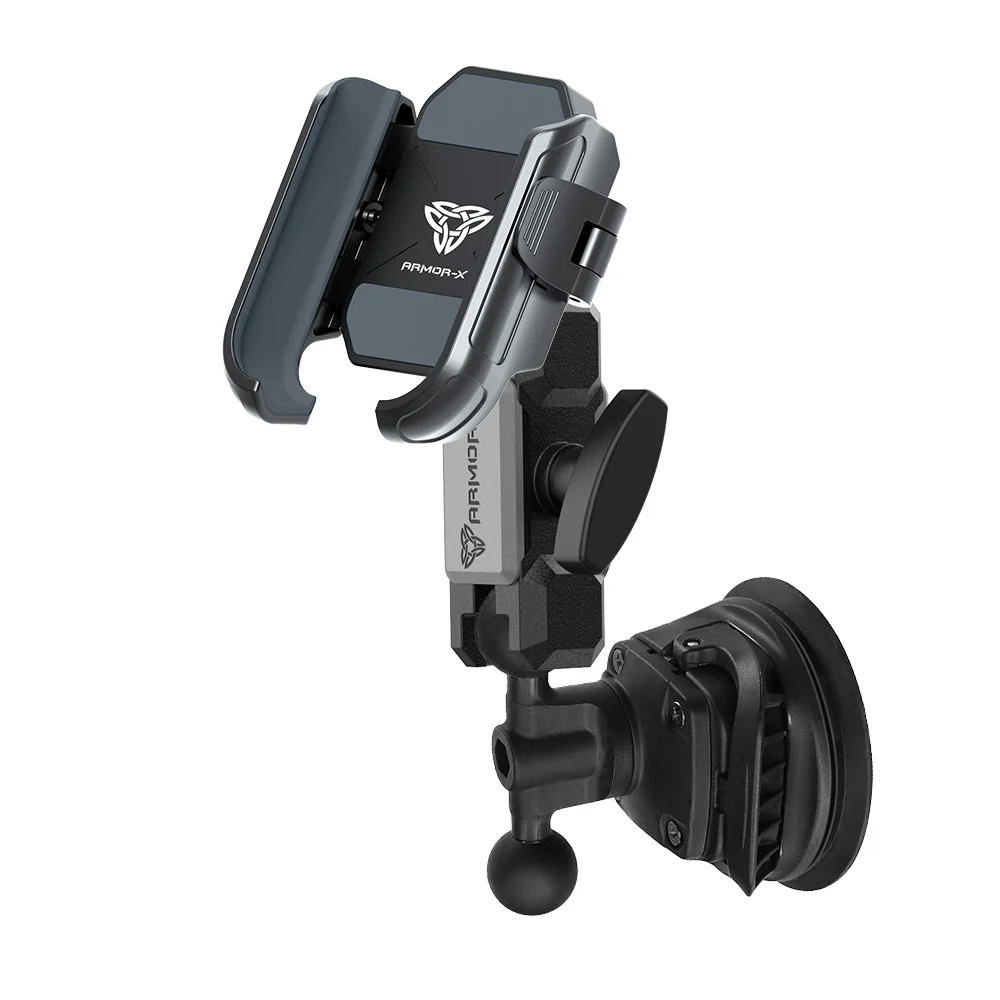 P47UP | Dual Ball Strong Suction Cup Universal Mount | Design for Phone