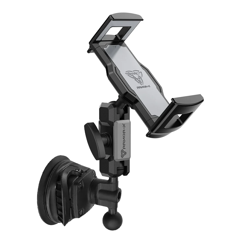 P47UT | Dual Ball Strong Suction Cup Universal Mount | Design for iPad, Galaxy Tab & Tablet