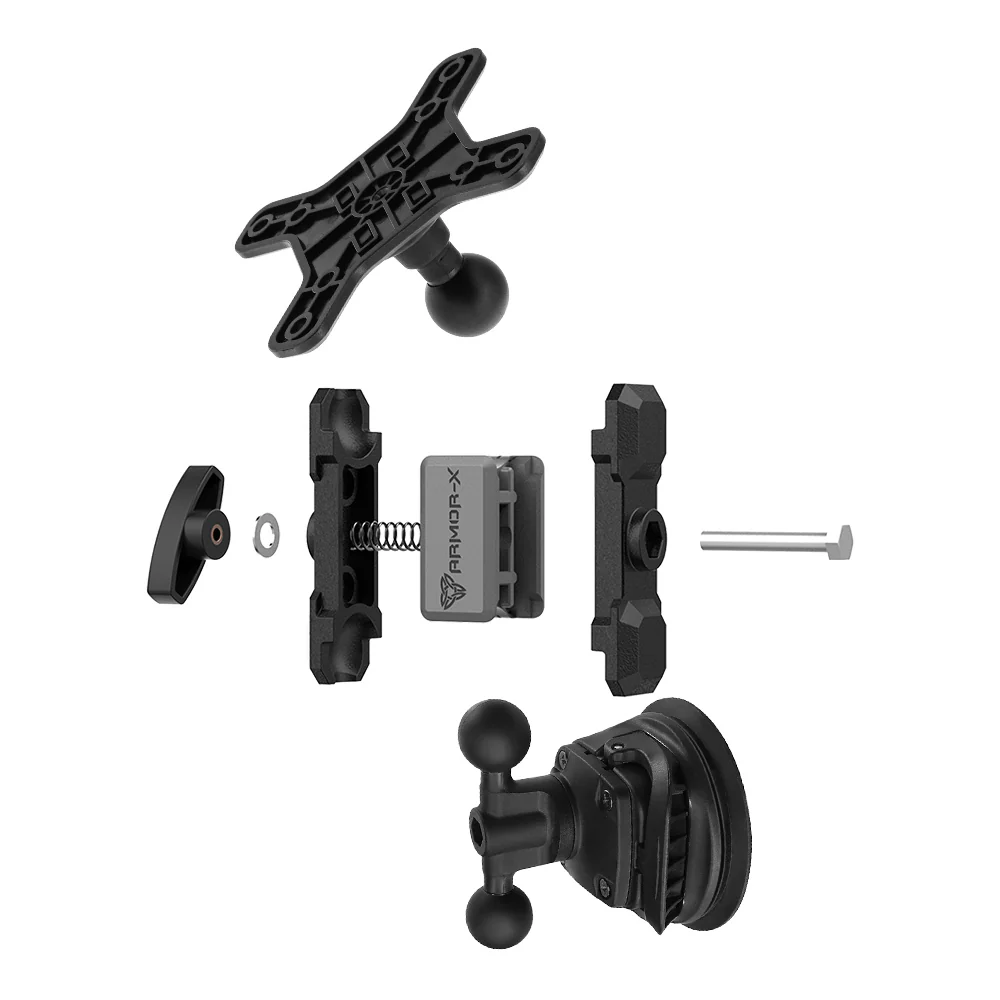 VSA-P47 | Dual Ball Strong Suction Cup VESA Mount ( 75x75mm | 50x50mm ) | Design for Tablet - Image 9