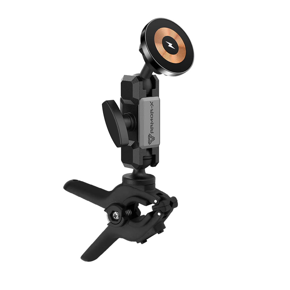 P48MS03 | Tough Spring Clamp PixelSnap 15W Fast Charger Mount | ONE-LOCK for Google Pixel Smartphone