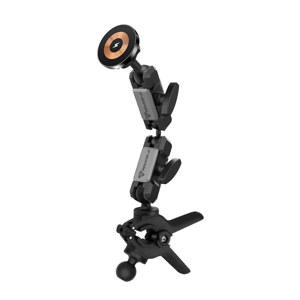 P49MS03 | Dual Ball Tough Spring Clamp PixelSnap 15W Fast Charger Mount | ONE-LOCK for Google Pixel Smartphone - Image 11