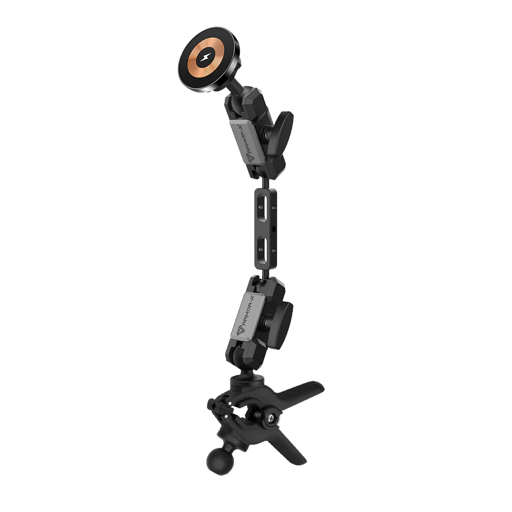 P49MS03 | Dual Ball Tough Spring Clamp PixelSnap 15W Fast Charger Mount | ONE-LOCK for Google Pixel Smartphone - Image 12