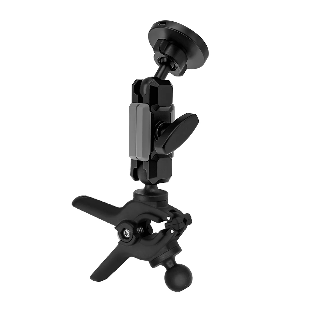 P49MS03 | Dual Ball Tough Spring Clamp PixelSnap 15W Fast Charger Mount | ONE-LOCK for Google Pixel Smartphone - Image 8