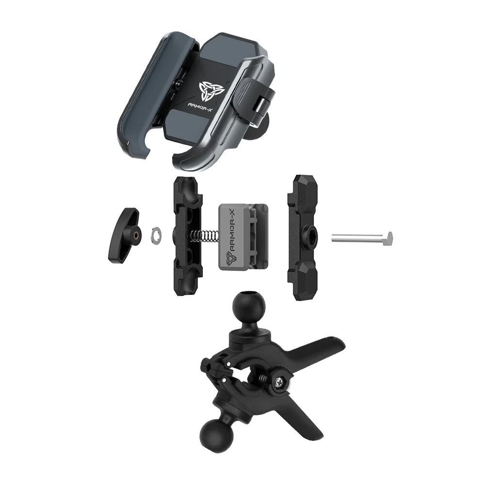 P49UP | Dual Ball Tough Spring Clamp Mount Universal Mount | Design for Phone - Image 10