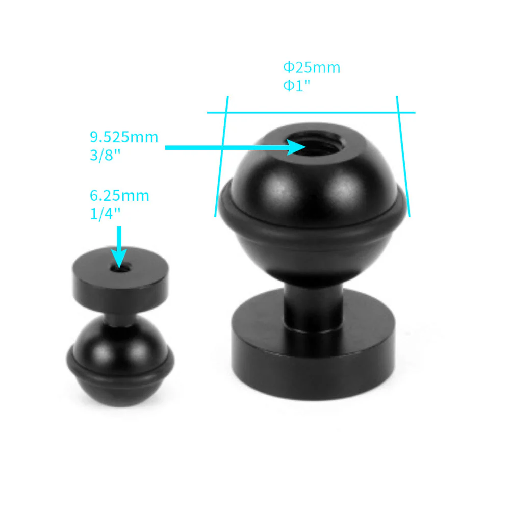 P4UT | 1/4" M6 Female Thread Universal Mount | Design for iPad, Galaxy Tab & Tablet - Image 2