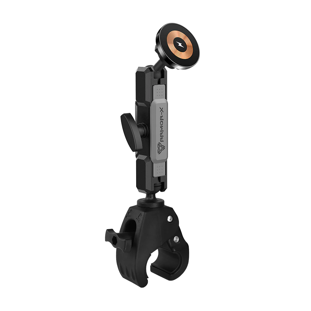 P50MS03 | Heavy-Duty Quick Release Bar Mount (LARGE) | MagSafe / Pixelsnap 15W Fast Charger | ONE-LOCK for iPhone & Smartphone - Image 10
