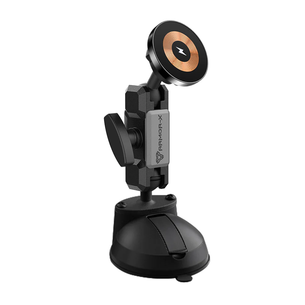 P51MS03 | Glass Suction Cup PixelSnap 15W Fast Charger Mount | ONE-LOCK for Google Pixel Smartphone