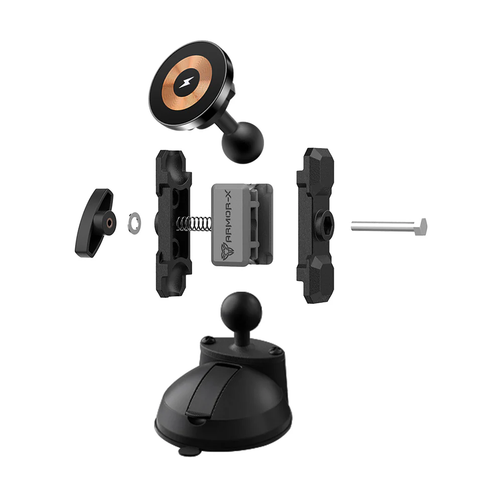 P51MS03 | Glass Suction Cup PixelSnap 15W Fast Charger Mount | ONE-LOCK for Google Pixel Smartphone - Image 8