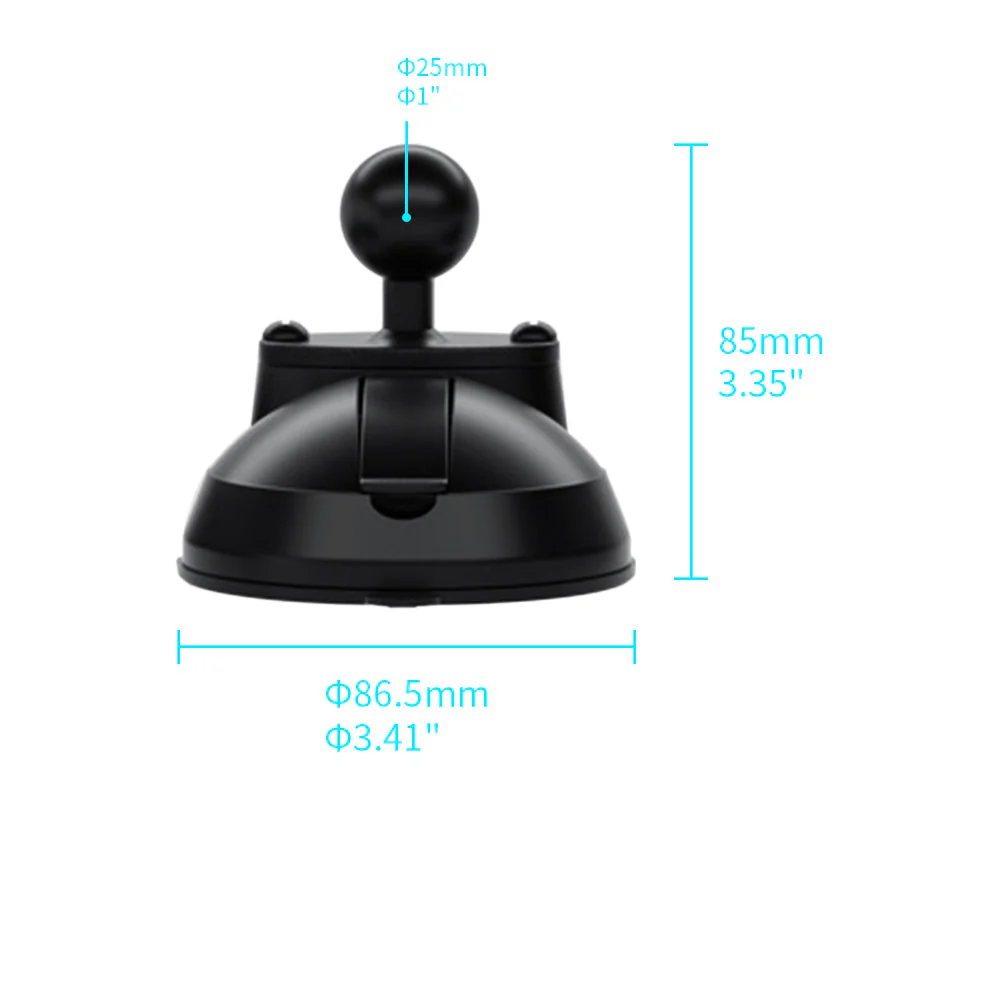 VSA-P51 | Glass Suction Cup VESA Mount ( 75x75mm | 50x50mm ) | Design for Tablet - Image 2