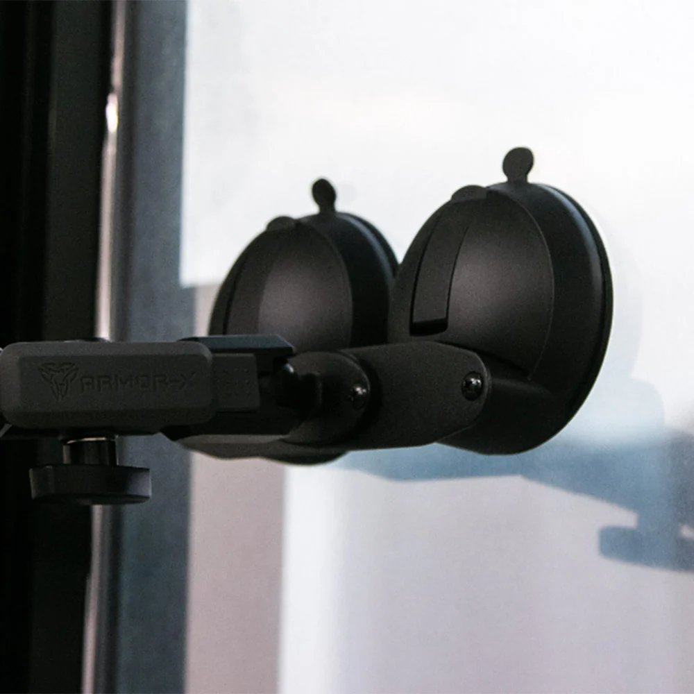P52T | Glass Double Suction Cup Mount | ONE-LOCK for Tablet - Image 3