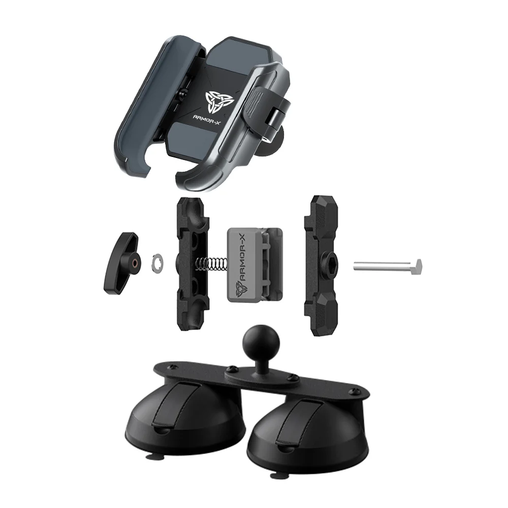 P52UP | Glass Double Suction Cup Universal Mount | Design for Phone - Image 9