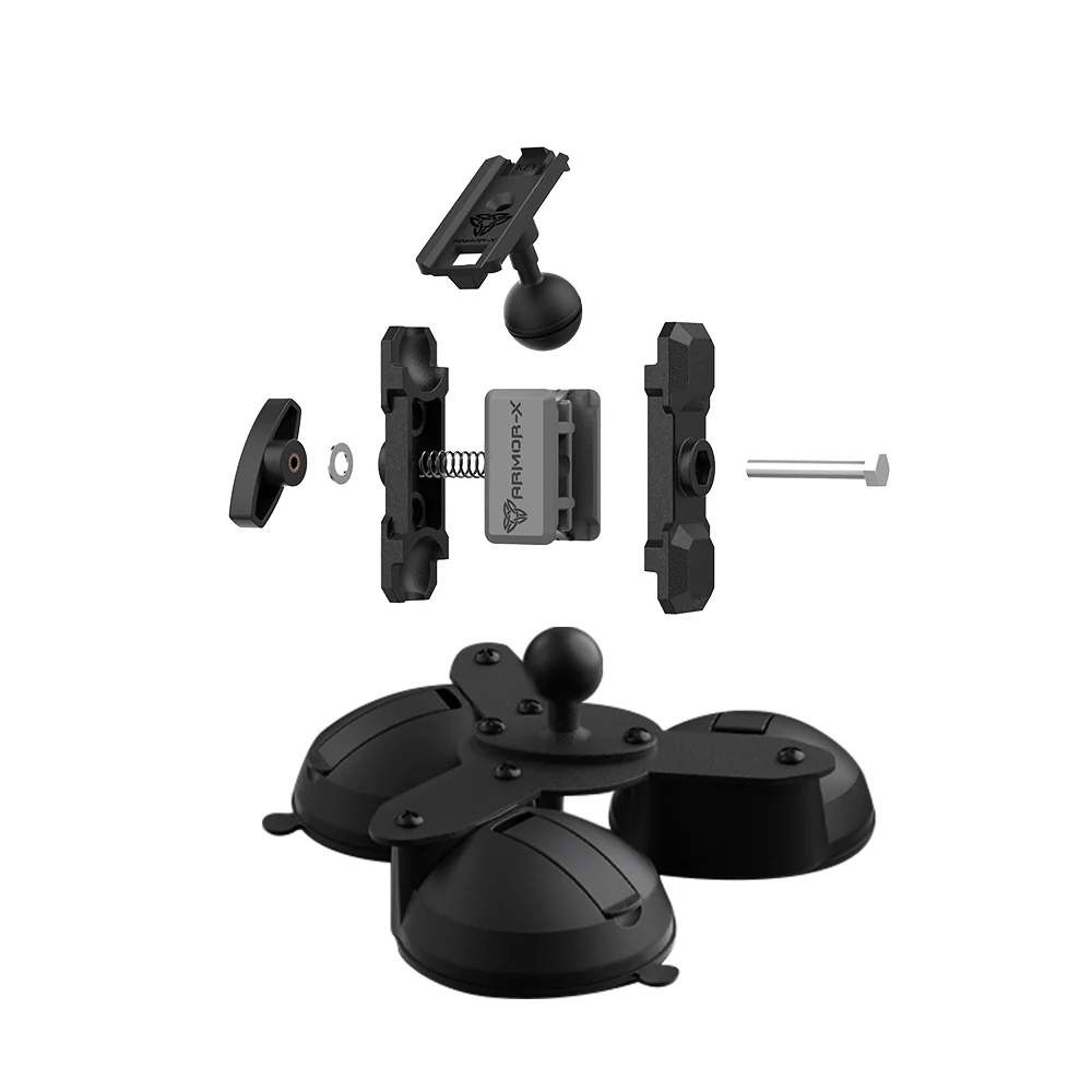 P53K | Glass Triple Suction Cup Mount | ONE-LOCK for Phone - Image 10