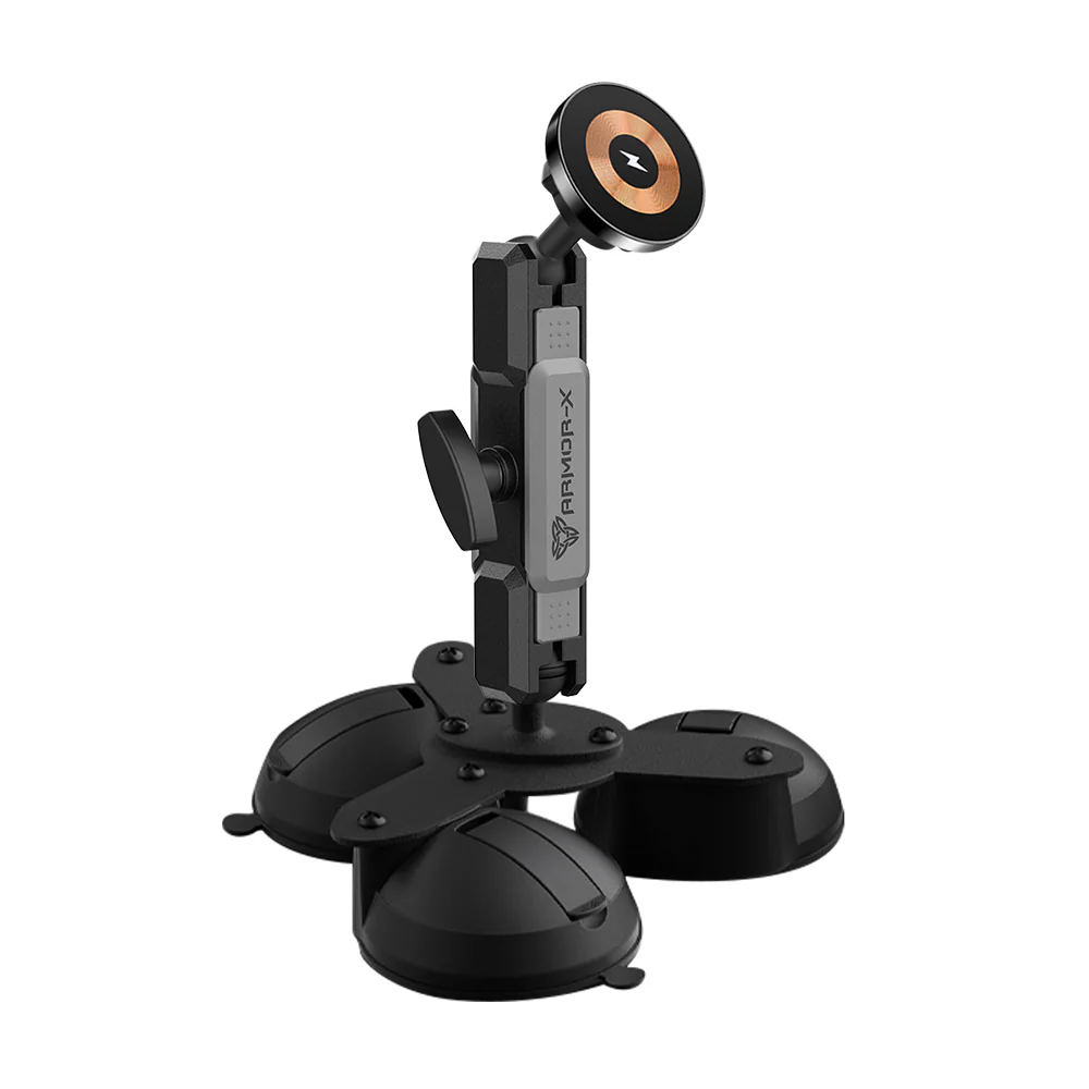 P53MS03 | Glass Triple Suction Cup PixelSnap 15W Fast Charger Mount | ONE-LOCK for Google Pixel Smartphone - Image 10