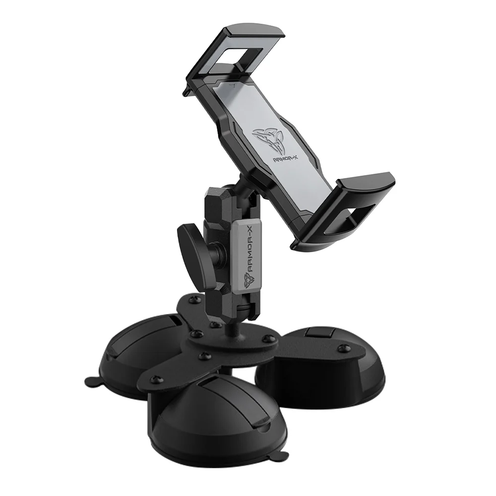 P53UT | Glass Triple Suction Cup Universal Mount | Design for iPad, Galaxy Tab & Tablet