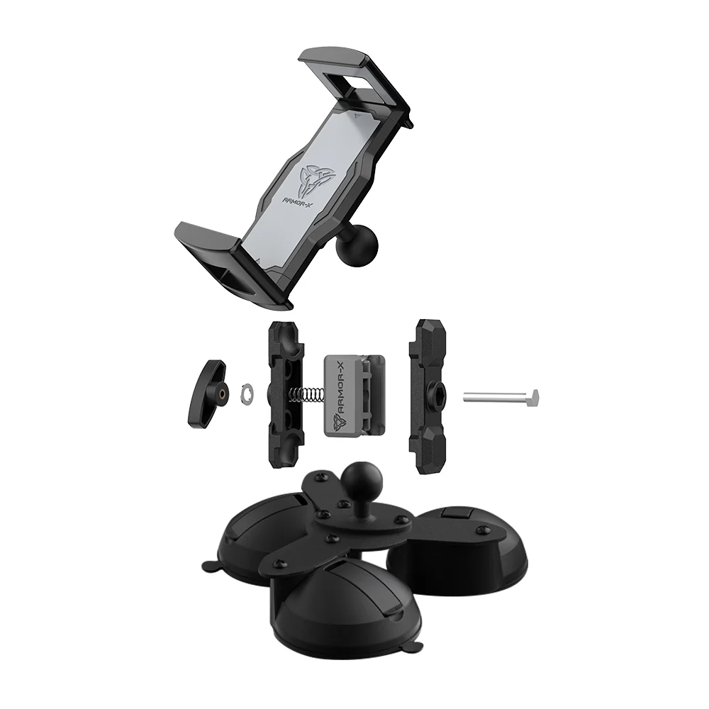 P53UT | Glass Triple Suction Cup Universal Mount | Design for iPad, Galaxy Tab & Tablet - Image 12