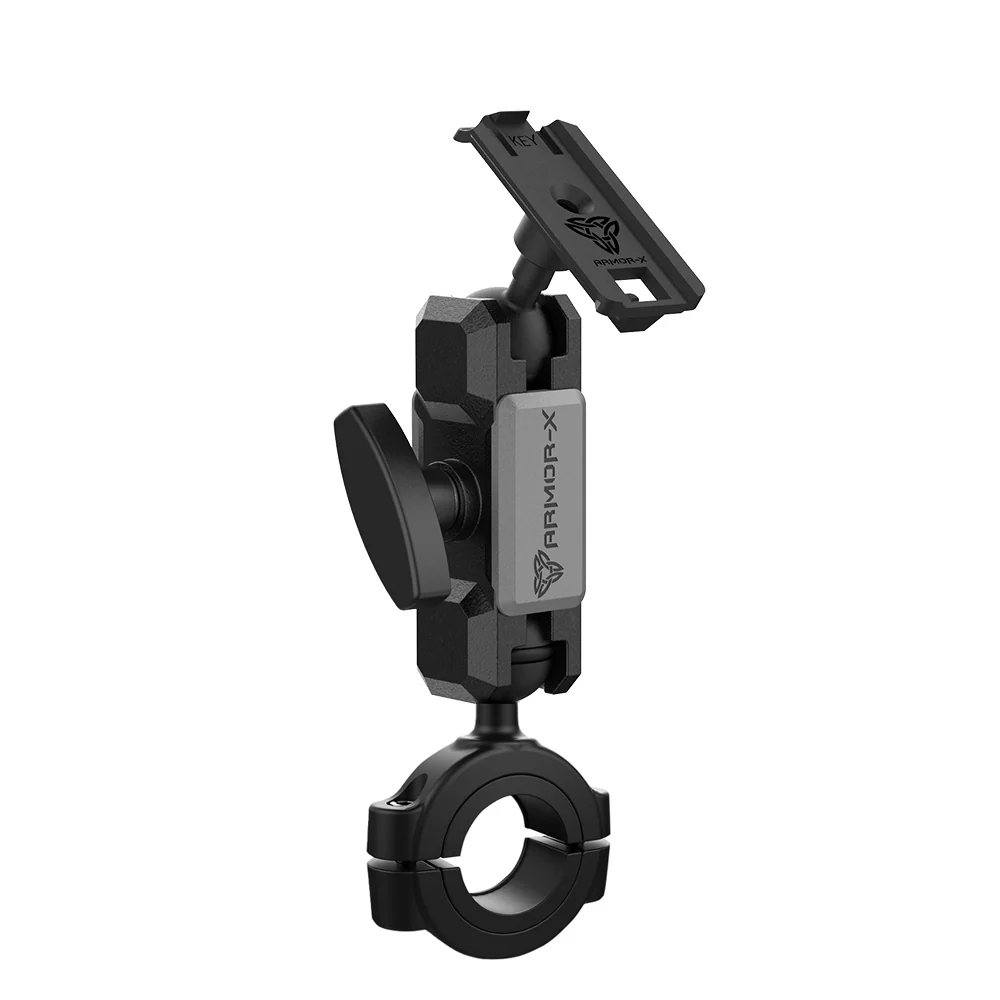 P54K | Heavy-Duty Rail Bar Mount * LARGE | ⌀28-38mm | ONE-LOCK for Phone