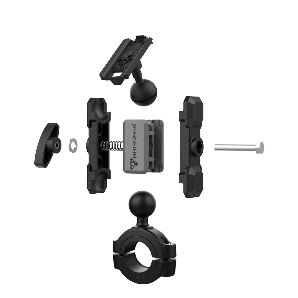 P54K | Heavy-Duty Rail Bar Mount * LARGE | ⌀28-38mm | ONE-LOCK for Phone - Image 11