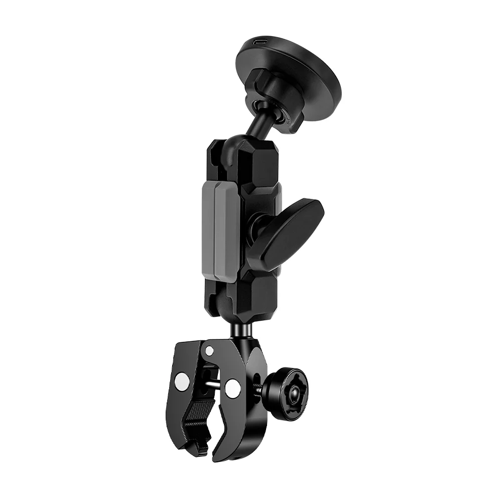 P56MS03 | Handlebar Clamp Mount | MagSafe / Pixelsnap 15W Fast Charger | ONE-LOCK for iPhone & Smartphone - Image 9