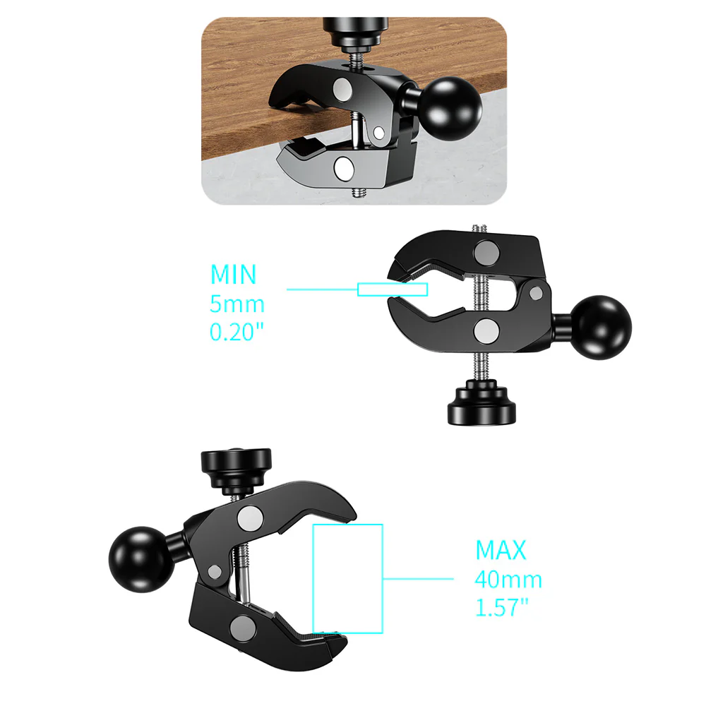 P56T | Handlebar Clamp Mount | ONE-LOCK for Tablet - Image 4