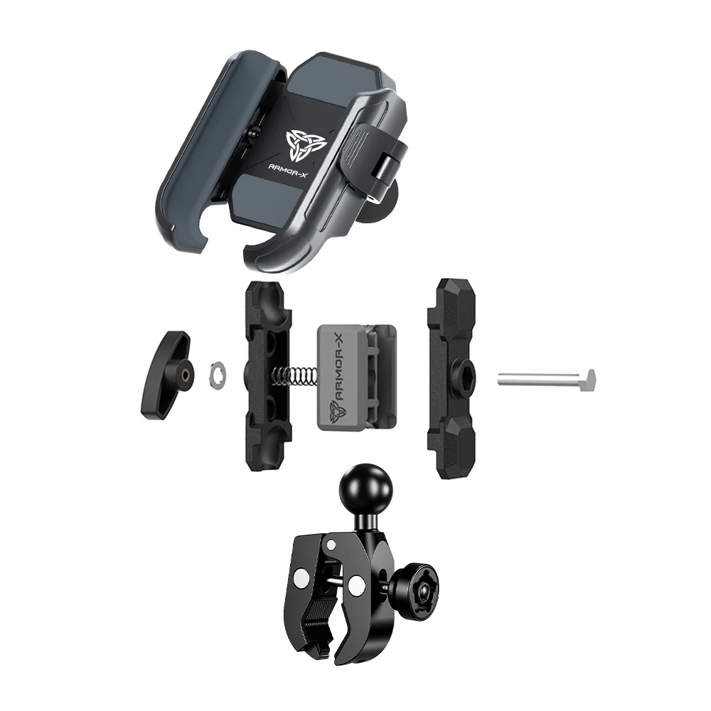 P56UP | Handlebar Clamp Universal Mount | Design for Phone - Image 12
