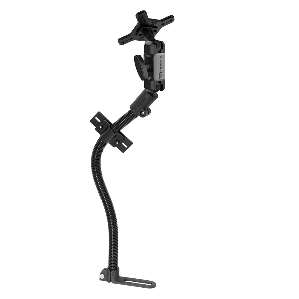 VSA-P57 | Adjustable Gooseneck VESA No-Drill Vehicle Mount ( 75x75mm | 50x50mm ) | Design for Tablet