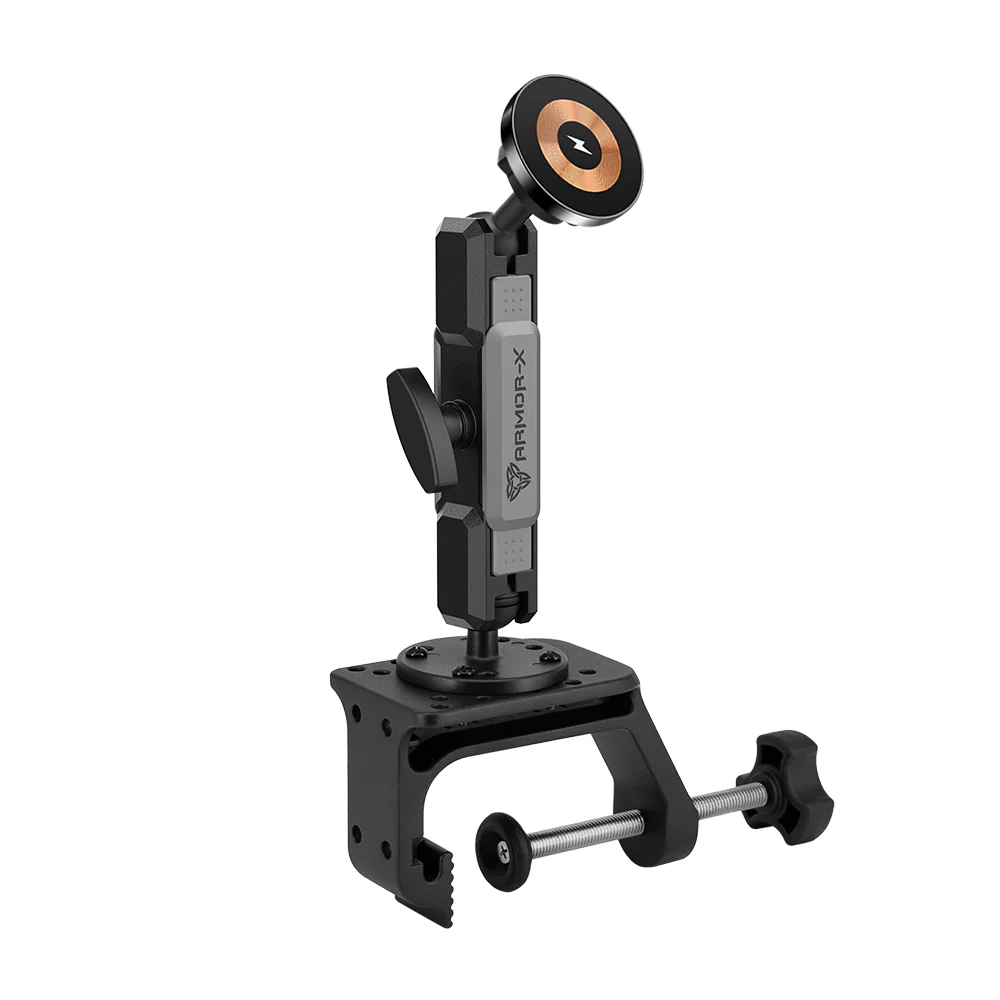 P58MS03 | Heavy-Duty G-Clamp Mount | MagSafe / Pixelsnap 15W Fast Charger | ONE-LOCK for iPhone & Smartphone - Image 11
