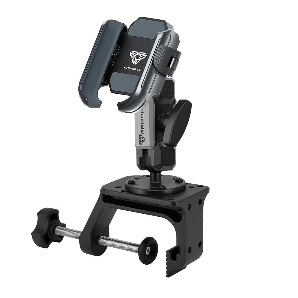 P58UP | Heavy-Duty G-Clamp Universal Mount | Design for Phone