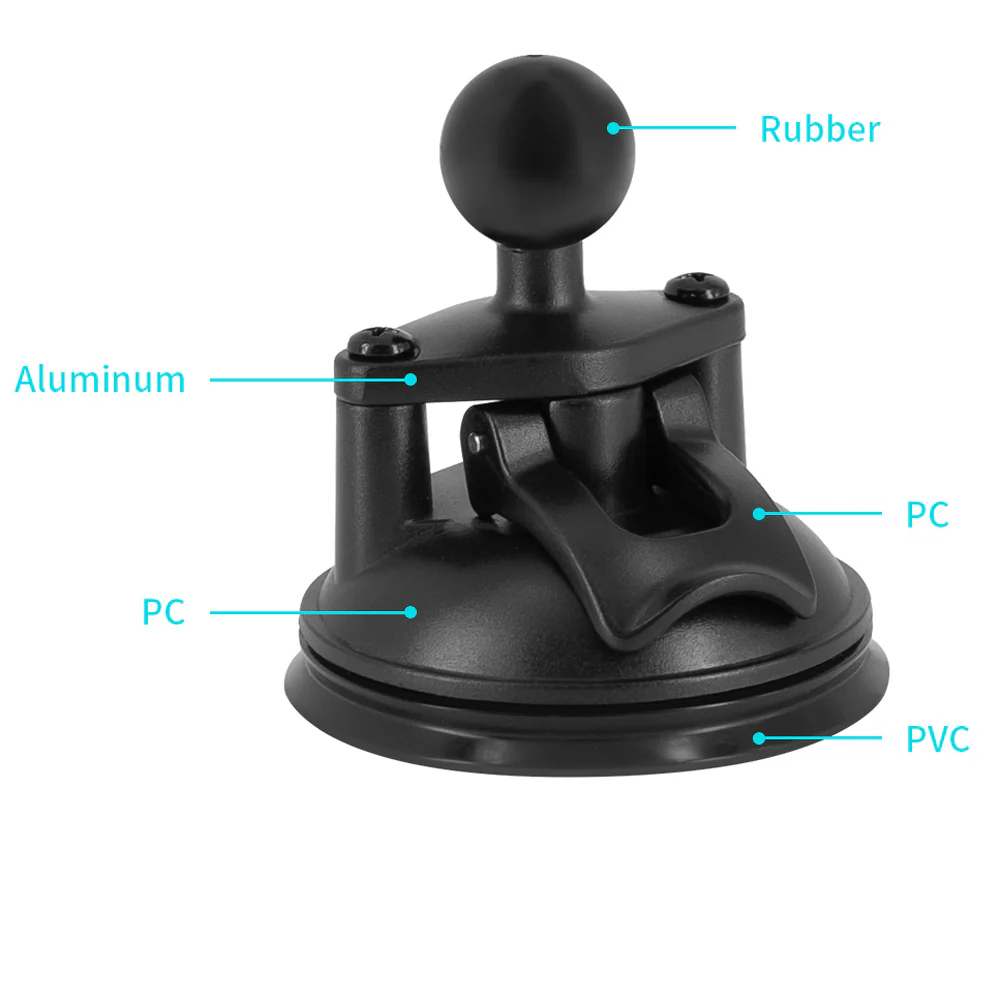 P59MS03 | Suction Cup Mount | MagSafe / Pixelsnap 15W Fast Charger | ONE-LOCK for iPhone & Smartphone - Image 4