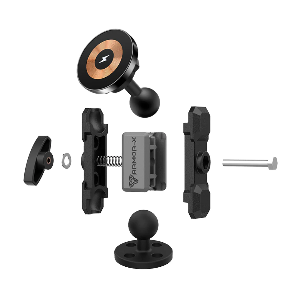 P5MS03 | Round Drill-Down Mount | MagSafe / Pixelsnap 15W Fast Charger | ONE-LOCK for iPhone & Smartphone - Image 9