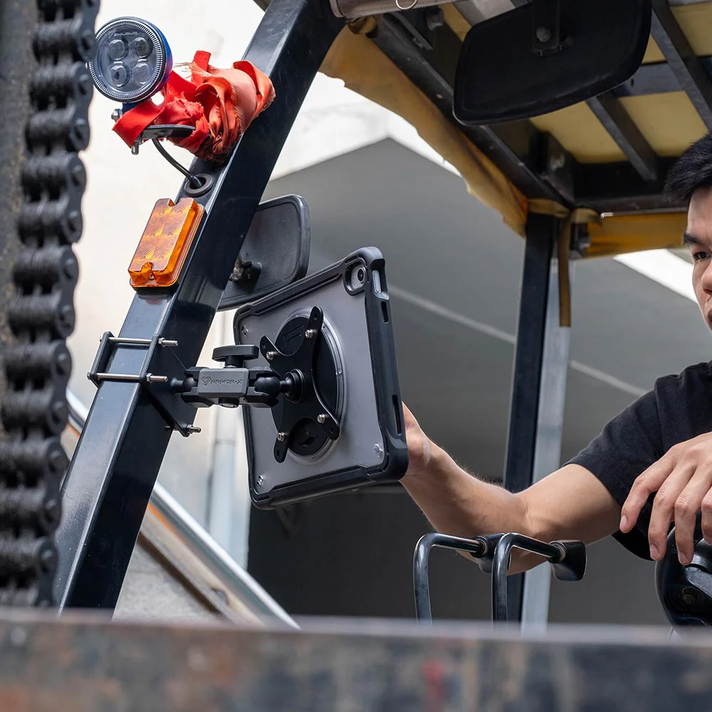 VSA-P60 | Forklift Trucks Pillar VESA Mount ( 75x75mm | 50x50mm ) | Design for Tablet - Image 6