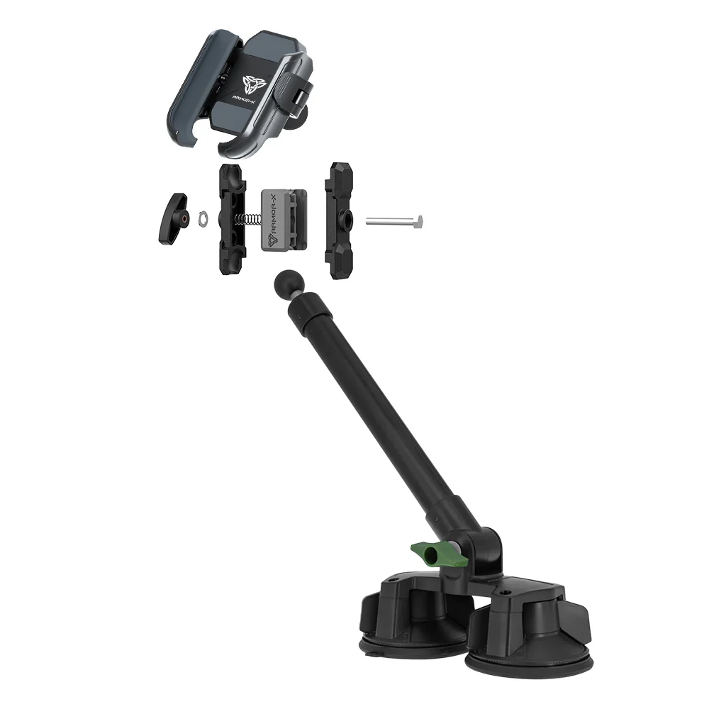 P65UP | Dual Suction Cup Universal Mount with Long Arm | Design for Phone - Image 11