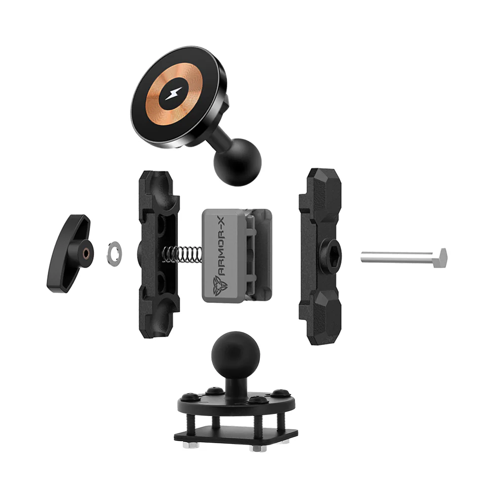 P66MS03 | Drill-Down Dashboard Mount with Backing Plate | MagSafe / Pixelsnap 15W Fast Charger | ONE-LOCK for iPhone & Smartphone - Image 10
