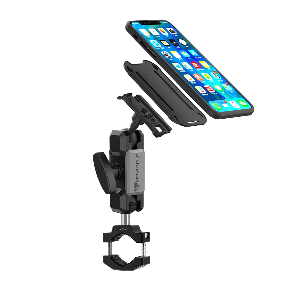 P67K | Bar Clamp Mount | ⌀10-32mm | ONE-LOCK for Phone - Image 10