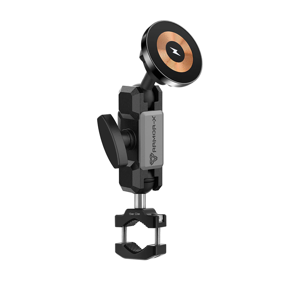 P67MS03 | Bar Clamp Moun | ⌀10-32mm | MagSafe / Pixelsnap 15W Fast Charger | ONE-LOCK for iPhone & Smartphone - Image 13