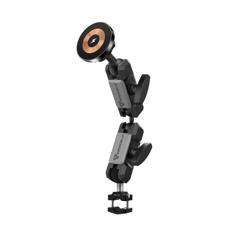 P67MS03 | Bar Clamp Moun | ⌀10-32mm | MagSafe / Pixelsnap 15W Fast Charger | ONE-LOCK for iPhone & Smartphone - Image 17