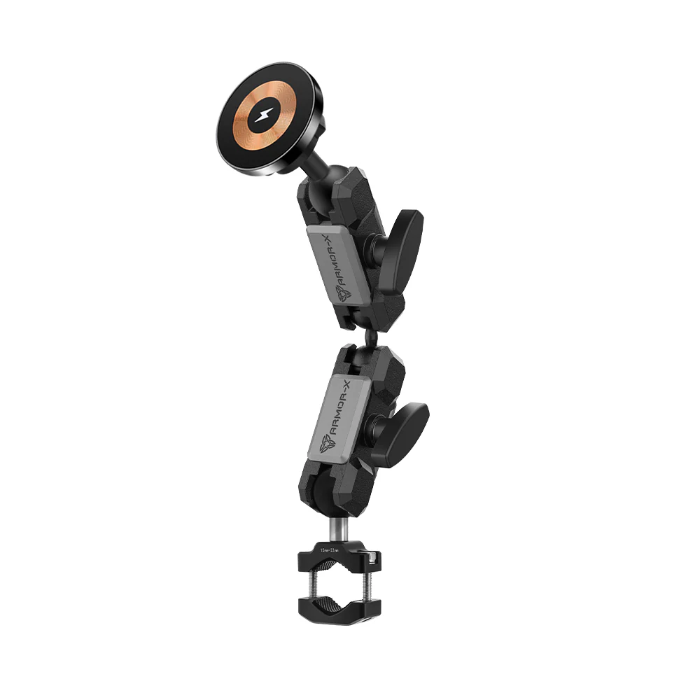 P67MS03 | Bar Clamp Moun | ⌀10-32mm | MagSafe / Pixelsnap 15W Fast Charger | ONE-LOCK for iPhone & Smartphone - Image 18
