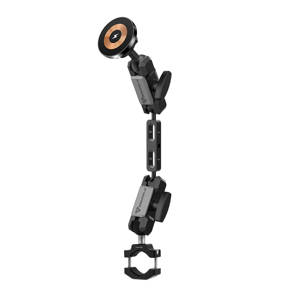 P67MS03 | Bar Clamp Moun | ⌀10-32mm | MagSafe / Pixelsnap 15W Fast Charger | ONE-LOCK for iPhone & Smartphone - Image 22