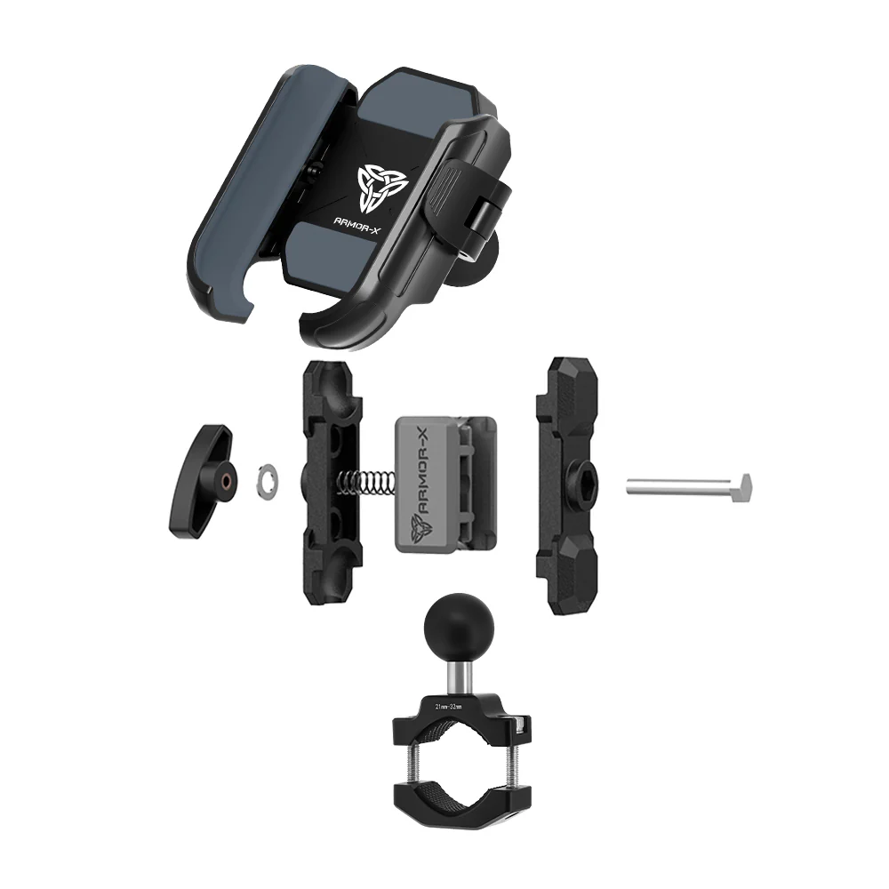 P67UP | Bar Clamp Universal Mount | ⌀10-32mm | Design for Phone - Image 11