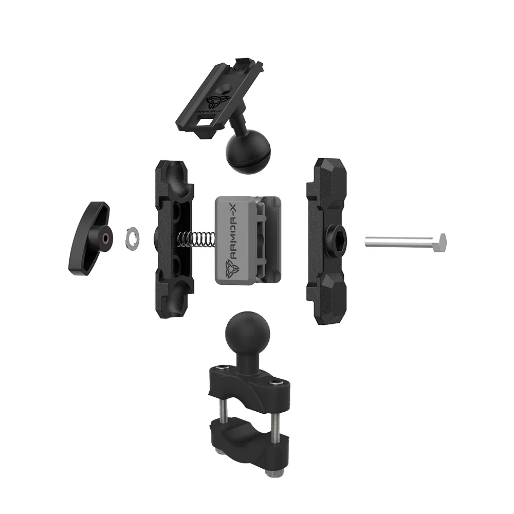 P6K | Rail Base Mount *SMALL | ⌀8-20mm | ONE-LOCK for Phone - Image 11