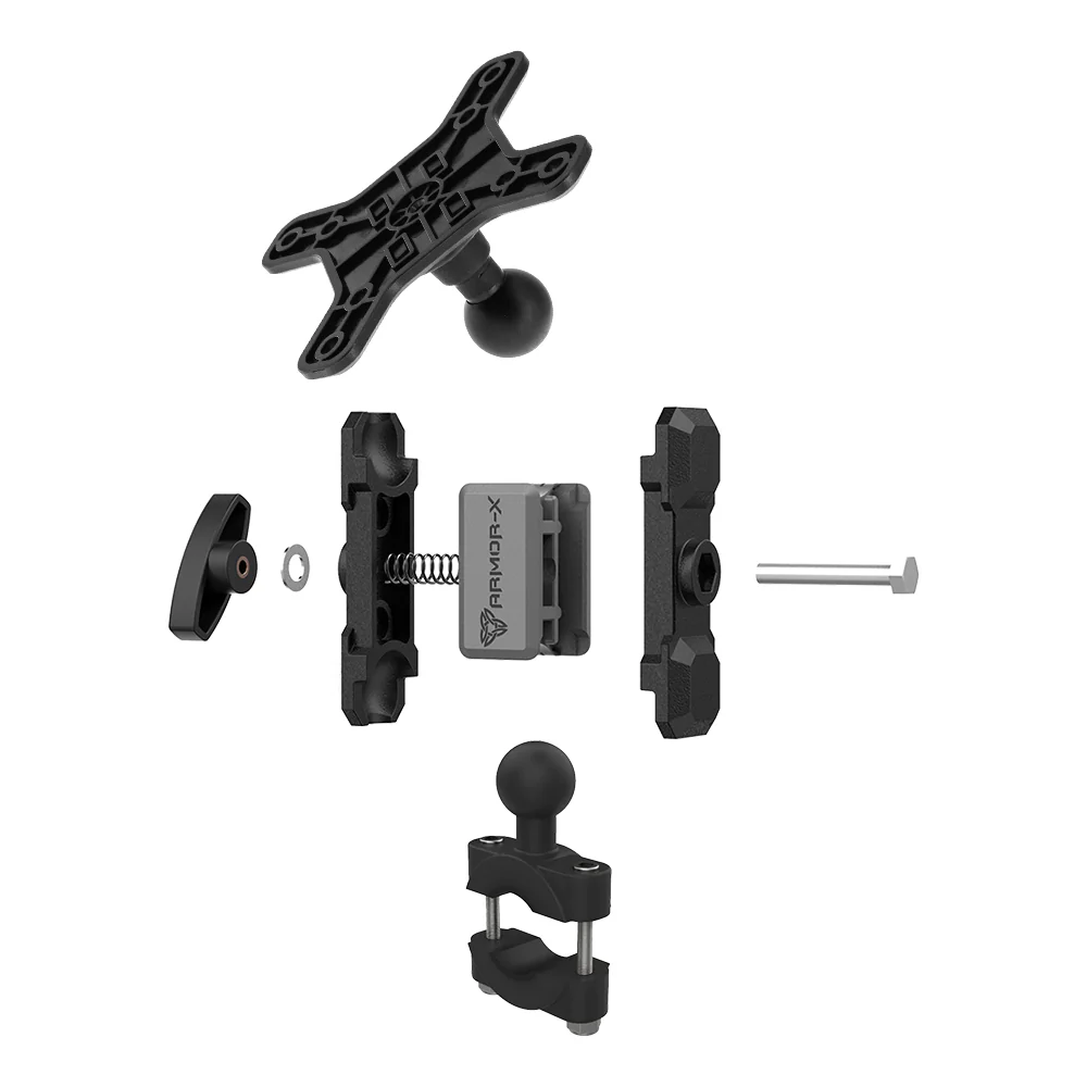 VSA-P6 | Rail Base VESA Mount ( 75x75mm | 50x50mm ) | ⌀8-20mm | Design for Tablet - Image 8