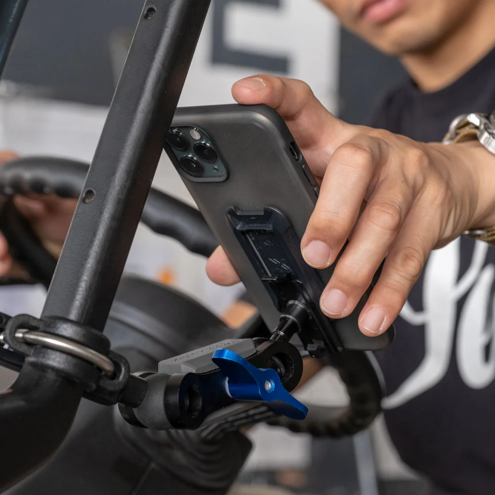 P8K | Heavy-Duty U-Bolt Bar Mount | ⌀12-35mm | ONE-LOCK for Phone - Image 4