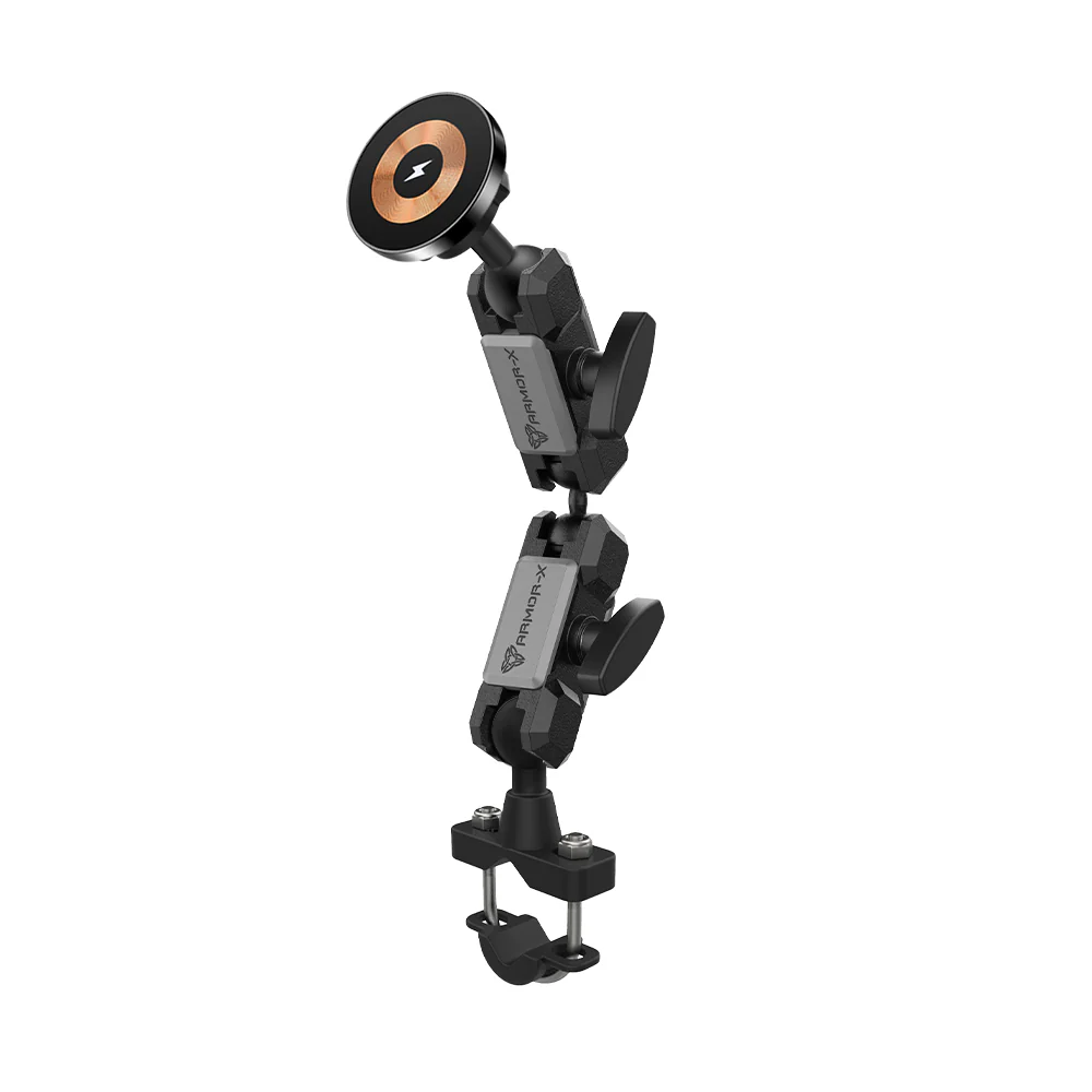 P9MS03 | Heavy-Duty U-Bolt Bar Mount | ⌀12-35mm | MagSafe / Pixelsnap 15W Fast Charger | ONE-LOCK for iPhone & Smartphone - Image 10
