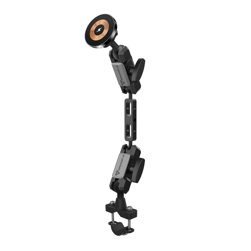P9MS03 | Heavy-Duty U-Bolt Bar Mount | ⌀12-35mm | MagSafe / Pixelsnap 15W Fast Charger | ONE-LOCK for iPhone & Smartphone - Image 11