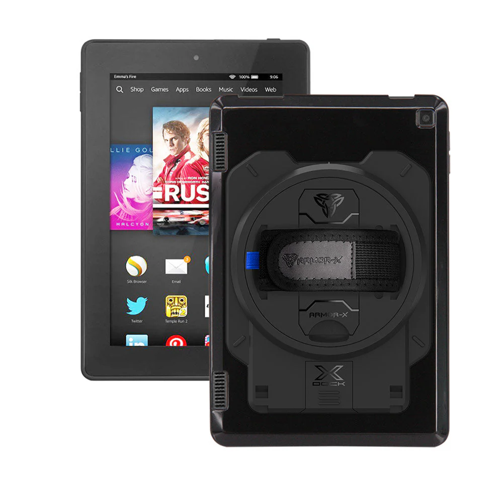 PAN-AZ01-7 | Amazon Kindle Fire HDX 7" | Shockproof Case With X-DOCK Modular Eco-System
