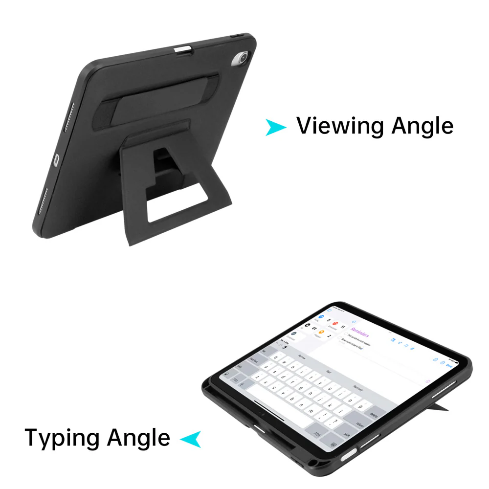 PKN-iPad-PR6 | iPad Pro 11 ( 1st / 2nd / 3rd / 4th Gen. ) 2018 / 2020 / 2021 / 2022 | Shockproof Case with Hand Strap and Kick-Stand - Image 4