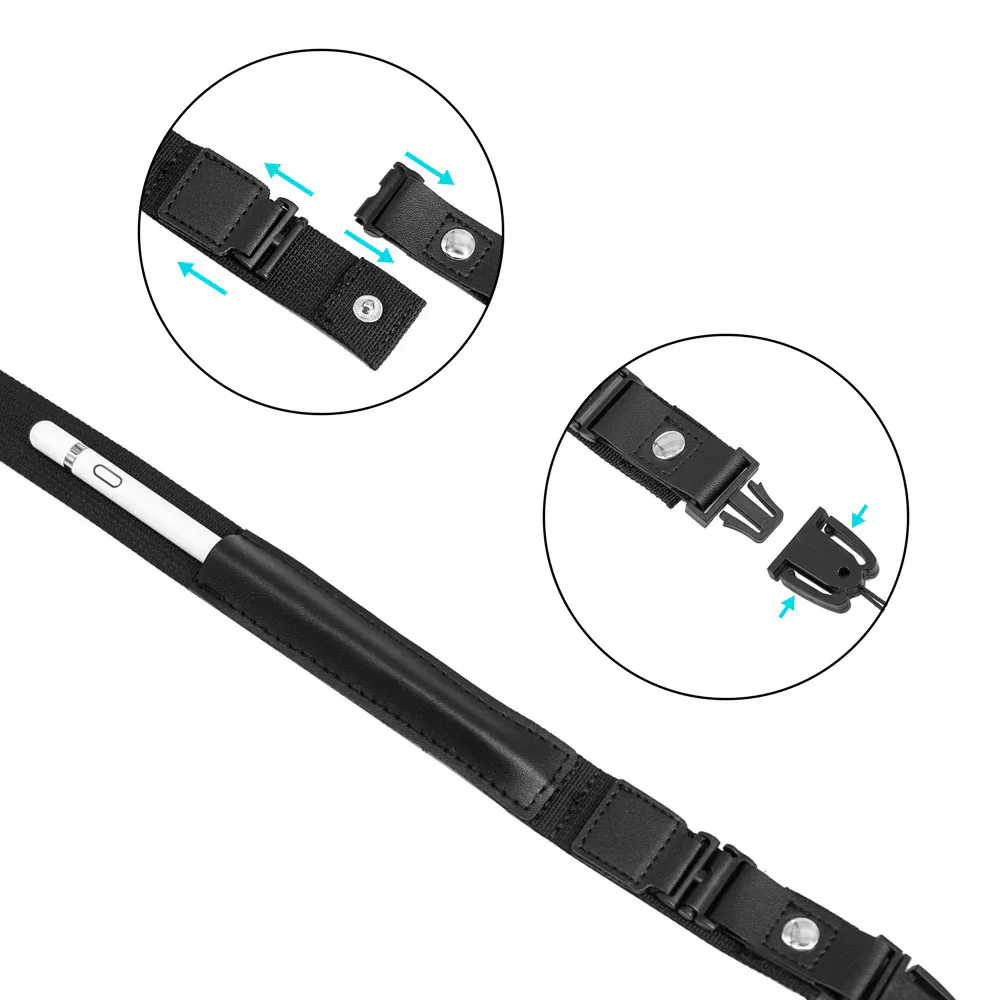 PT-CA3M | Breakaway Clip Safety Shoulder Strap with Shoulder Pad & Pen Holder for Mobile phone - Image 5