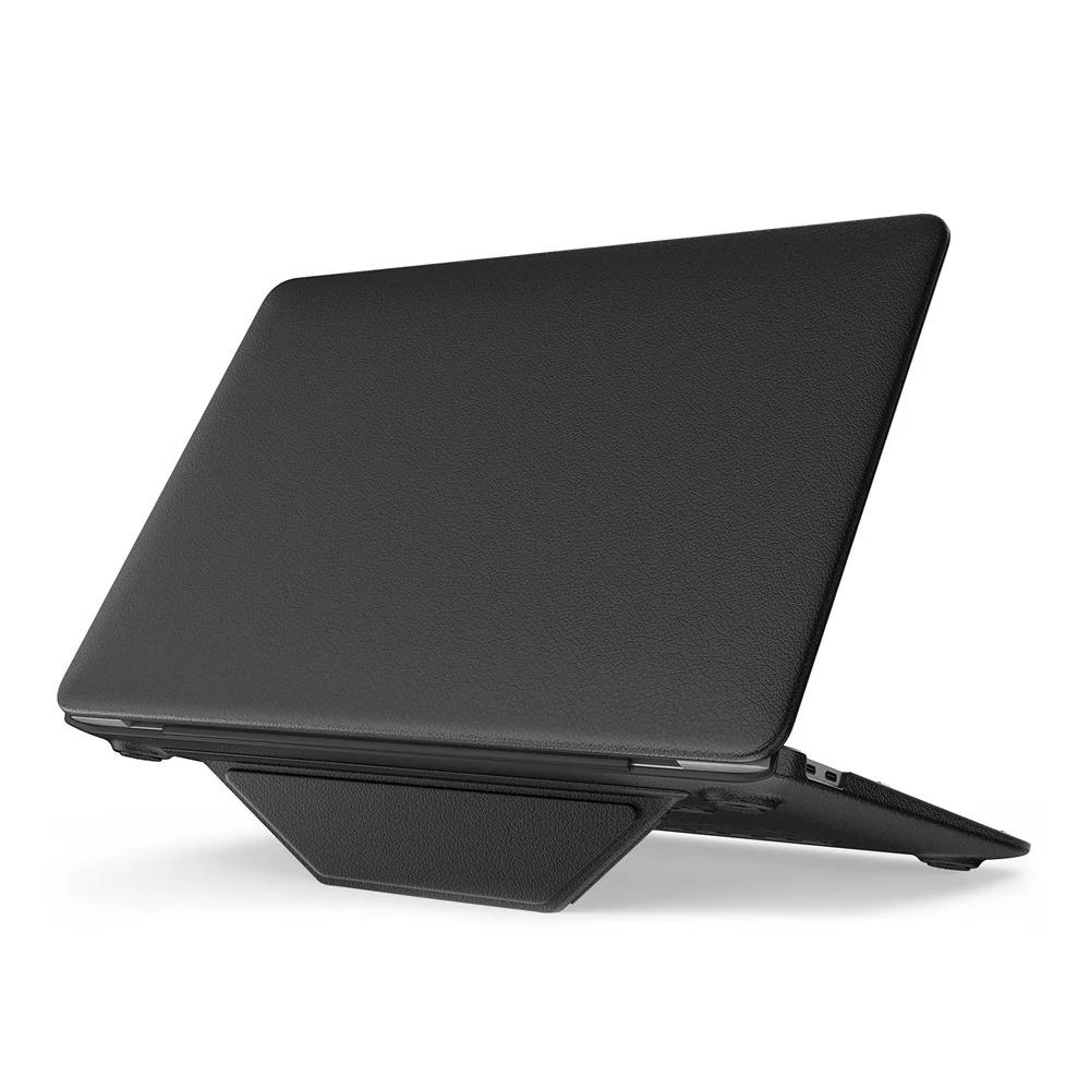 PUC-MB-A13V2 | MacBook Air 13" 2018 / 2020 (A1932 / A2179 / M1 A2337) | PU Leather Hard Shell Dual Layer Protective Cover