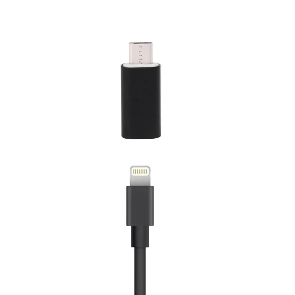 PWR-AD02-BK 8-Pin Lightning To Micro USB Adapter-Converter - Image 2